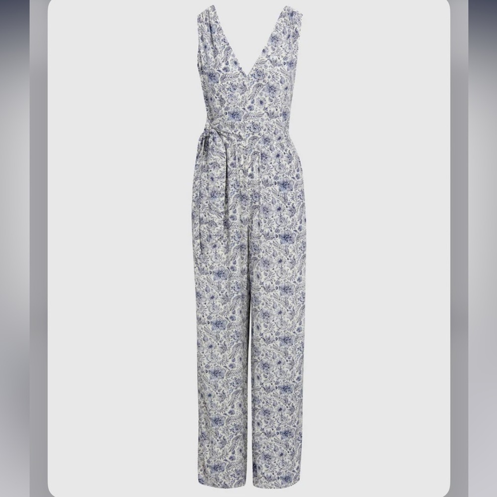 NWT Splendid x Cella Jane Blog printed surplus jumpsuit - Picture 6 of 10